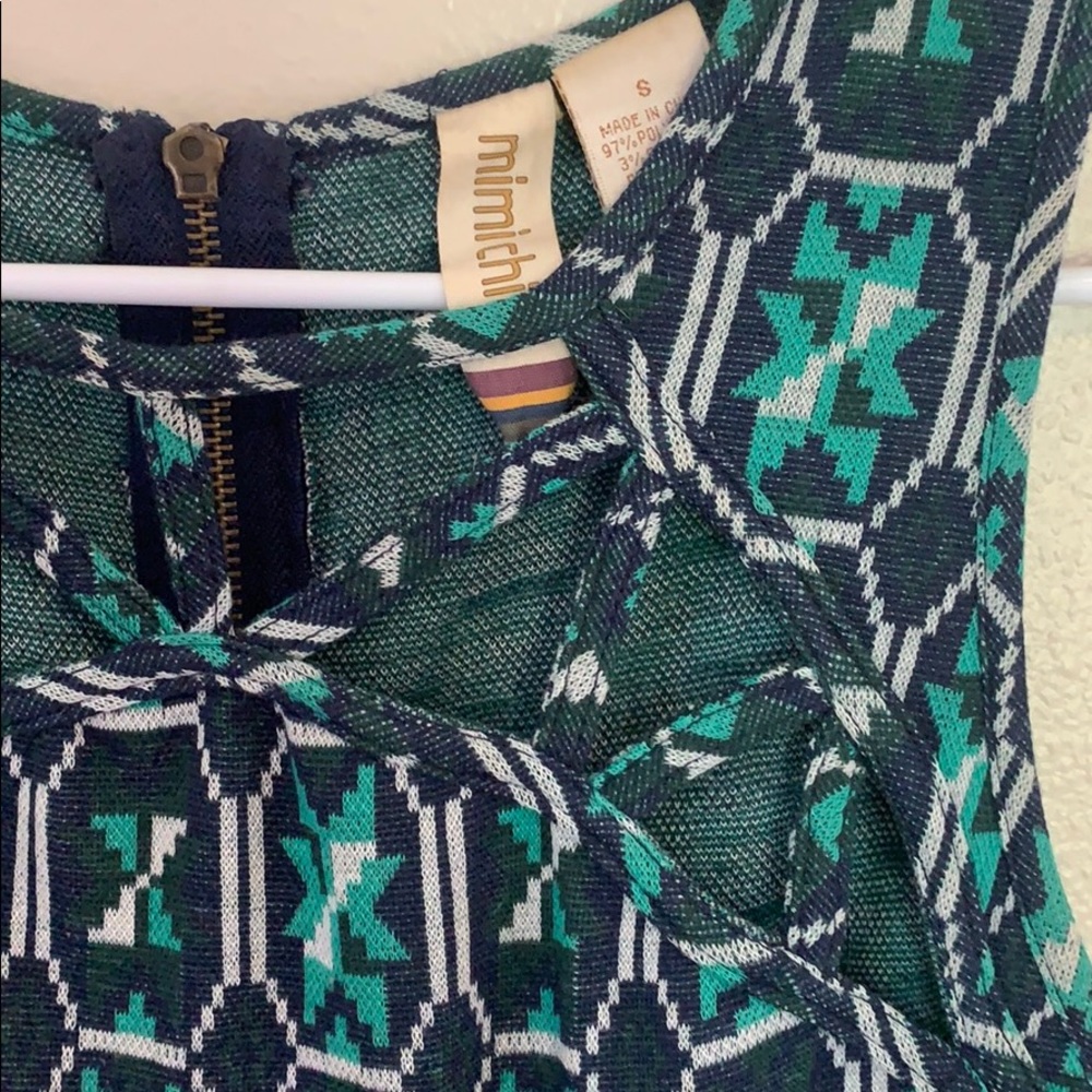 Geometric Patterned Dress - Picture 3 of 5